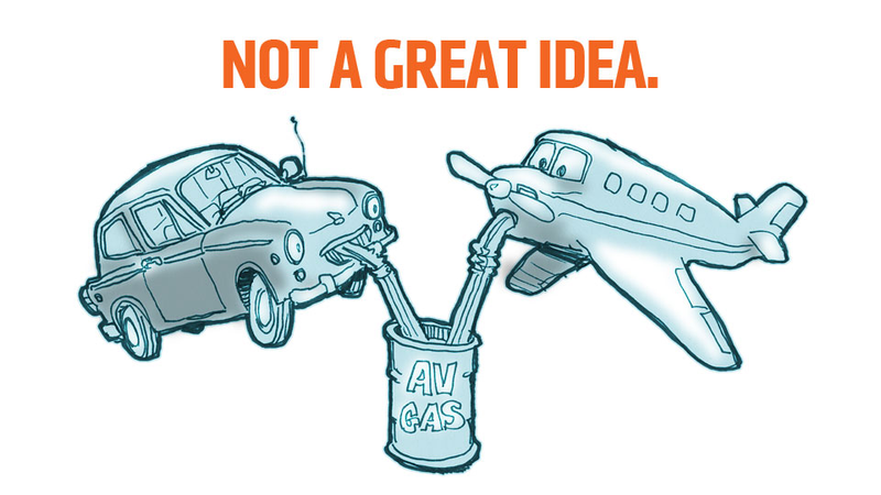 Illustration for article titled Why You Really Shouldn't Run Jet Fuel In Your Car